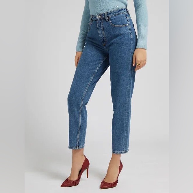 Guess Mom Jeans Medium Wash